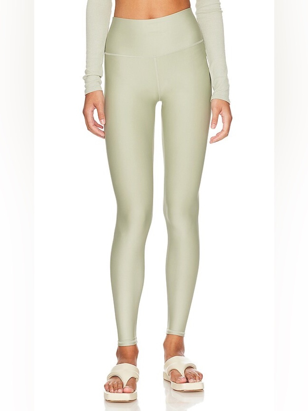 ALO Yoga High-Waist Airlift Legging in Limestone - S